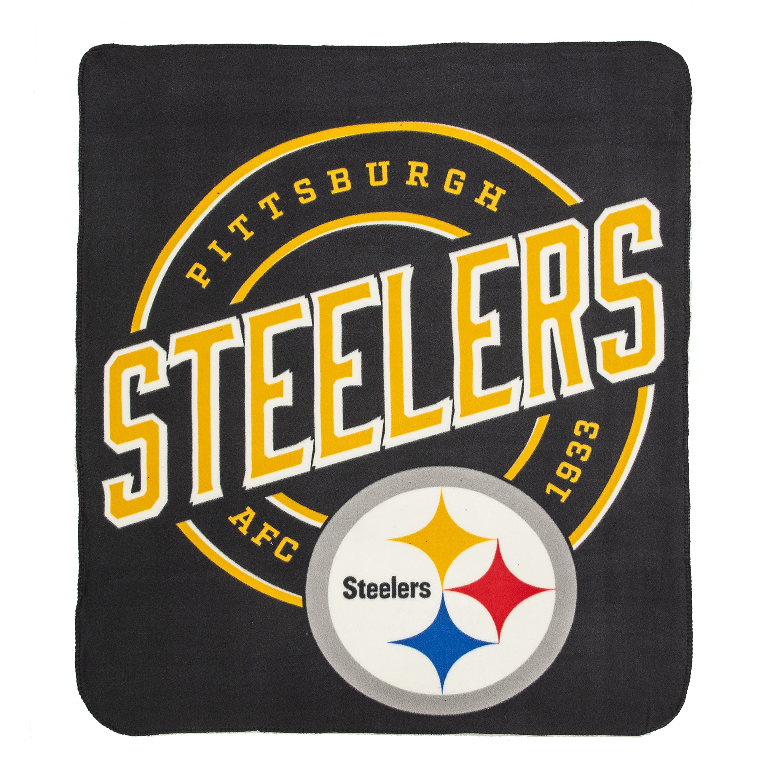 Northwest NFL Pittsburgh Steelers Unisex-Adult Fleece Throw Blanket, 50
