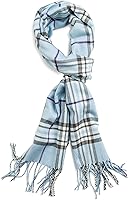 Vista 60 de Veronz - Bufanda clásica de invierno muy suave de aspecto lujoso y sensación de cachemira con caja de regalo Regalo a cuadros rosa y marrón