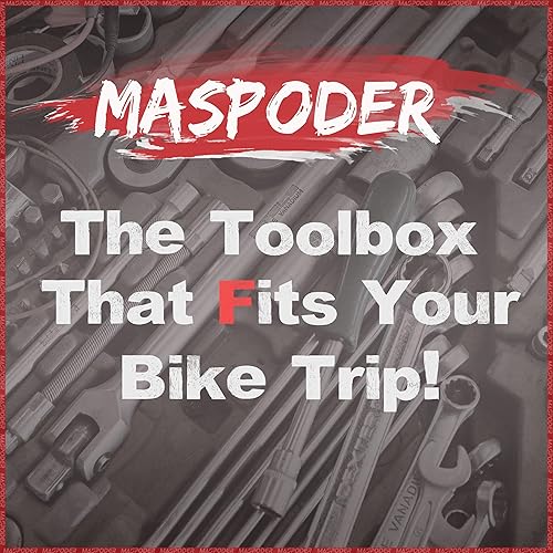 Miniatura 2 de Kit de herramientas para bicicleta, multiherramienta 44 en 1 con destornillador llave hexagonal, llave Allen, juego de brocas CR-V de acero métrico