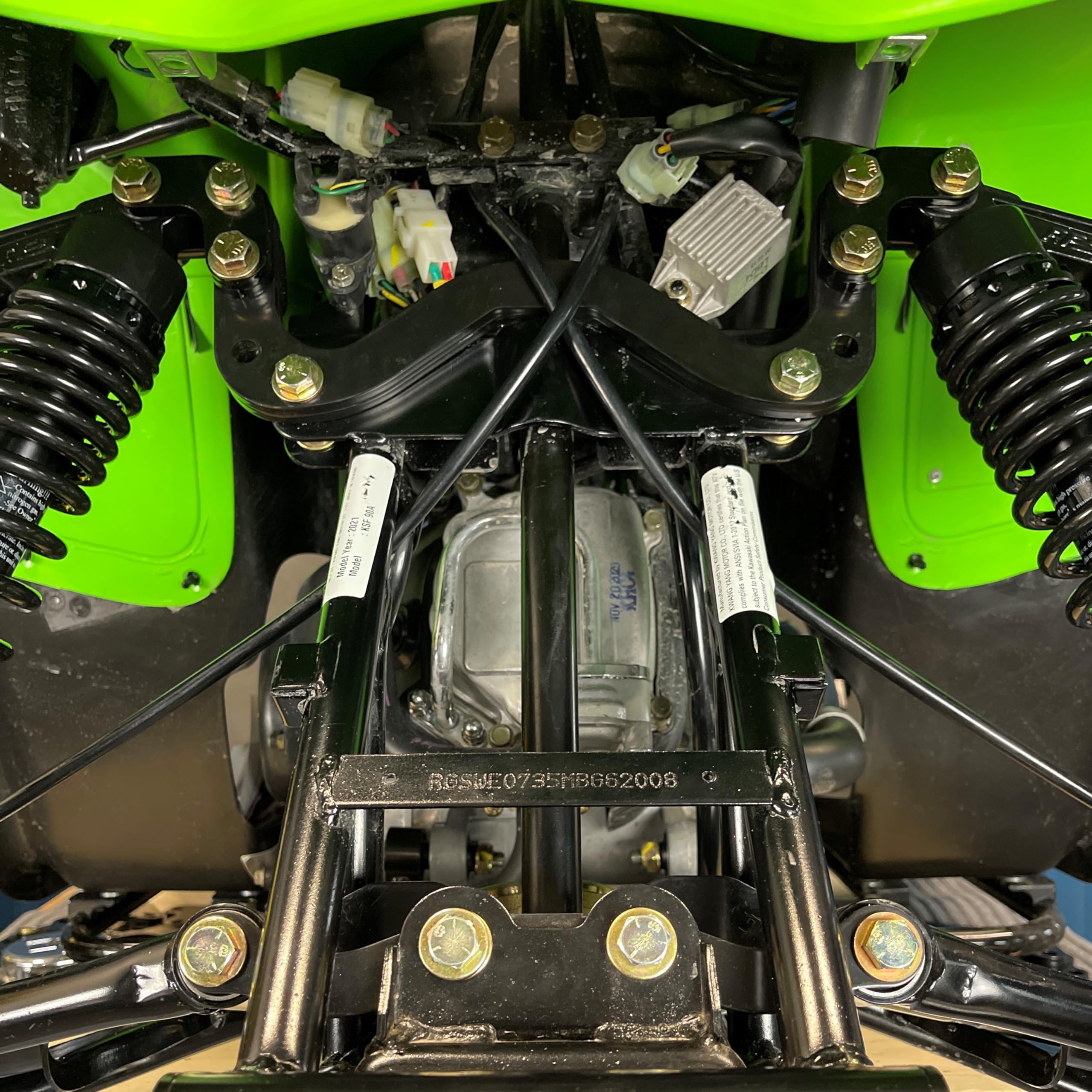 Amazon.com: KFX 90/50 ATV Widening and Shock Conversion Kit +