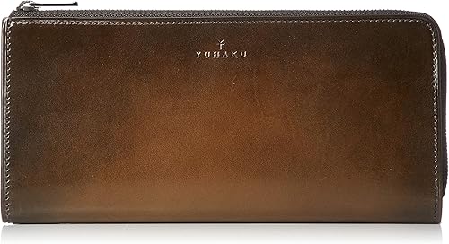 Amazon ユハク Yve114l L字ファスナー束入れ ダークブラウン Yuhaku ユハク 財布