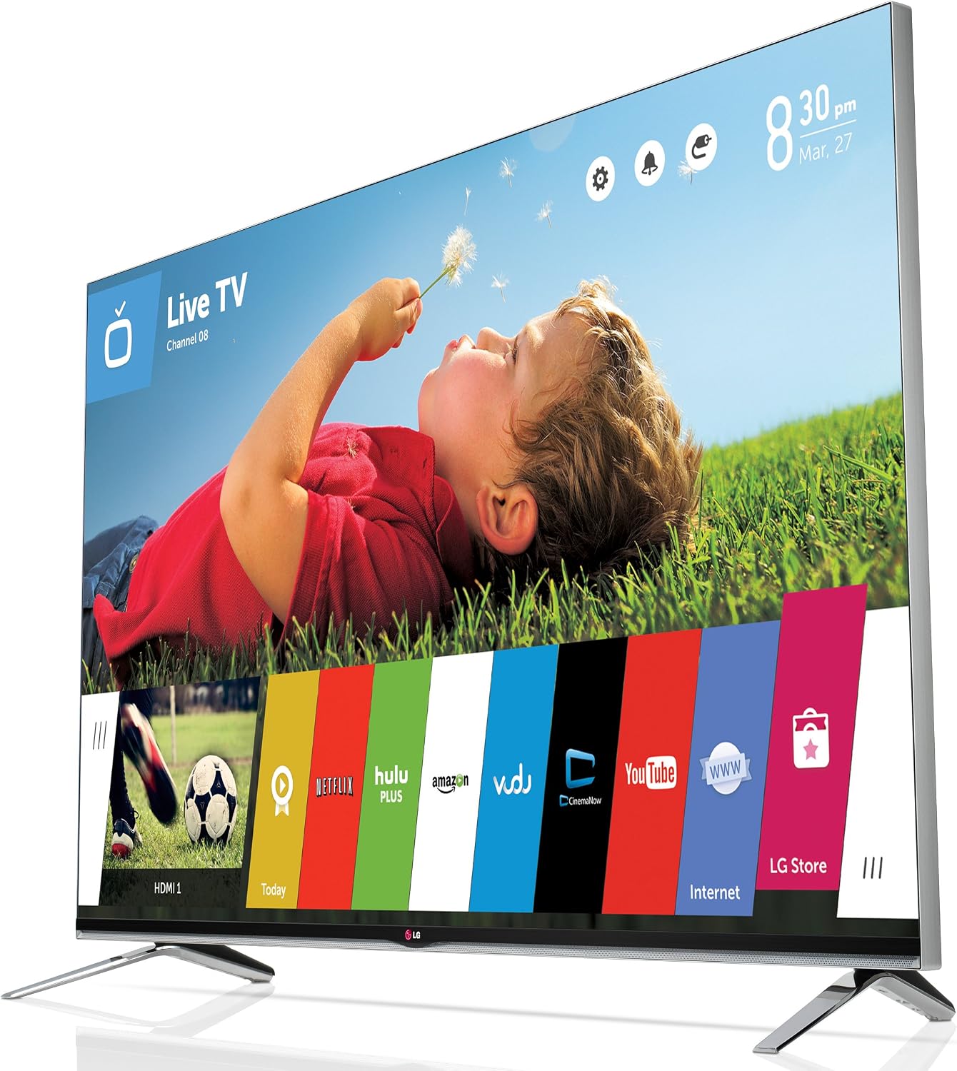 LG Electronics 55LB7200 55-Inch 1080p 240Hz 3D Smart LED TV (2014 Model)