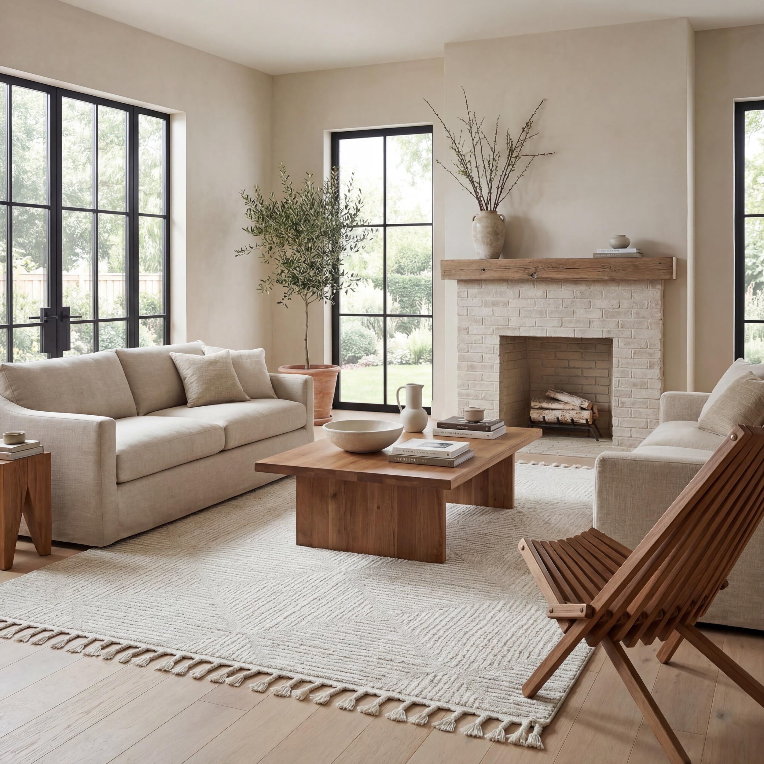 nuLOOM Kerry Cream Area Rug