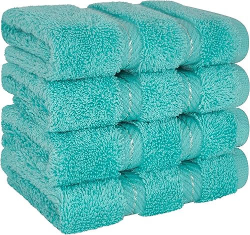 Miniatura 631 de American Soft Linen - Juego de 4 toallas de baño, 100% de algodón turco de 27 x 54 pulgadas, toallas de baño extragrandes, toallas para ducha