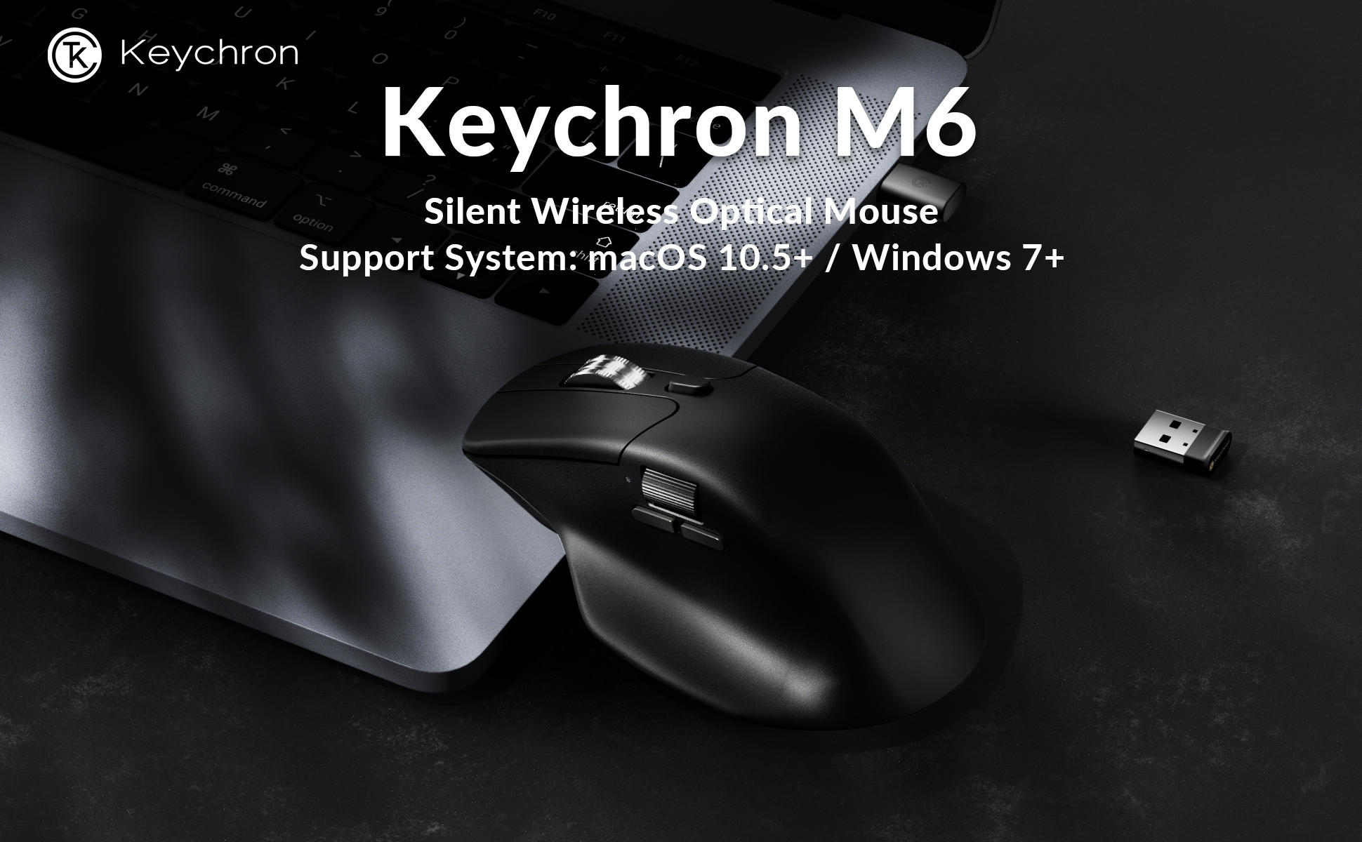Amazon.com: Keychron M6 1000 Hz Wireless Bluetooth 5.1/2.4 GHz
