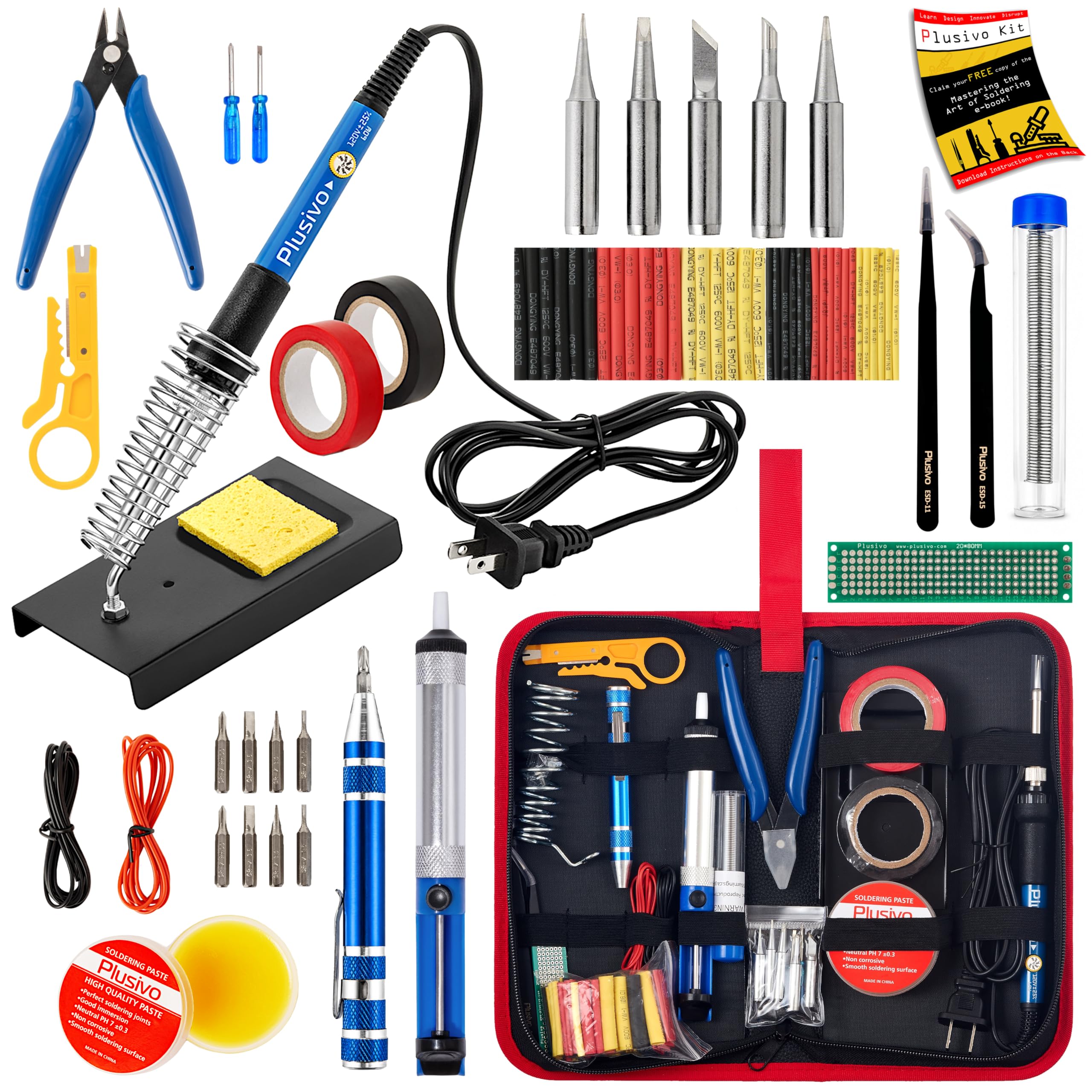Plusivo 60W Soldering Iron Kit