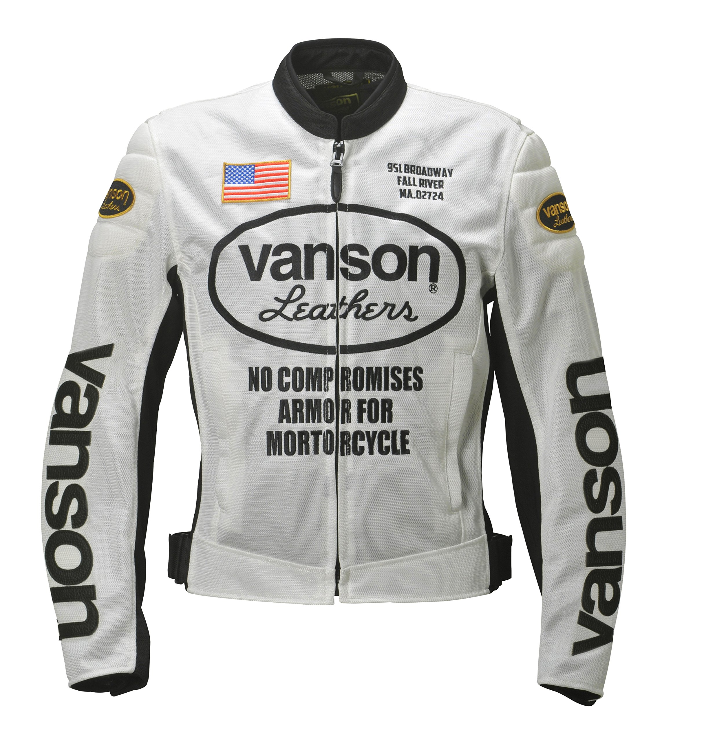 VANSON くさ バンソン メッシュライダースジャケット サイズ：L  