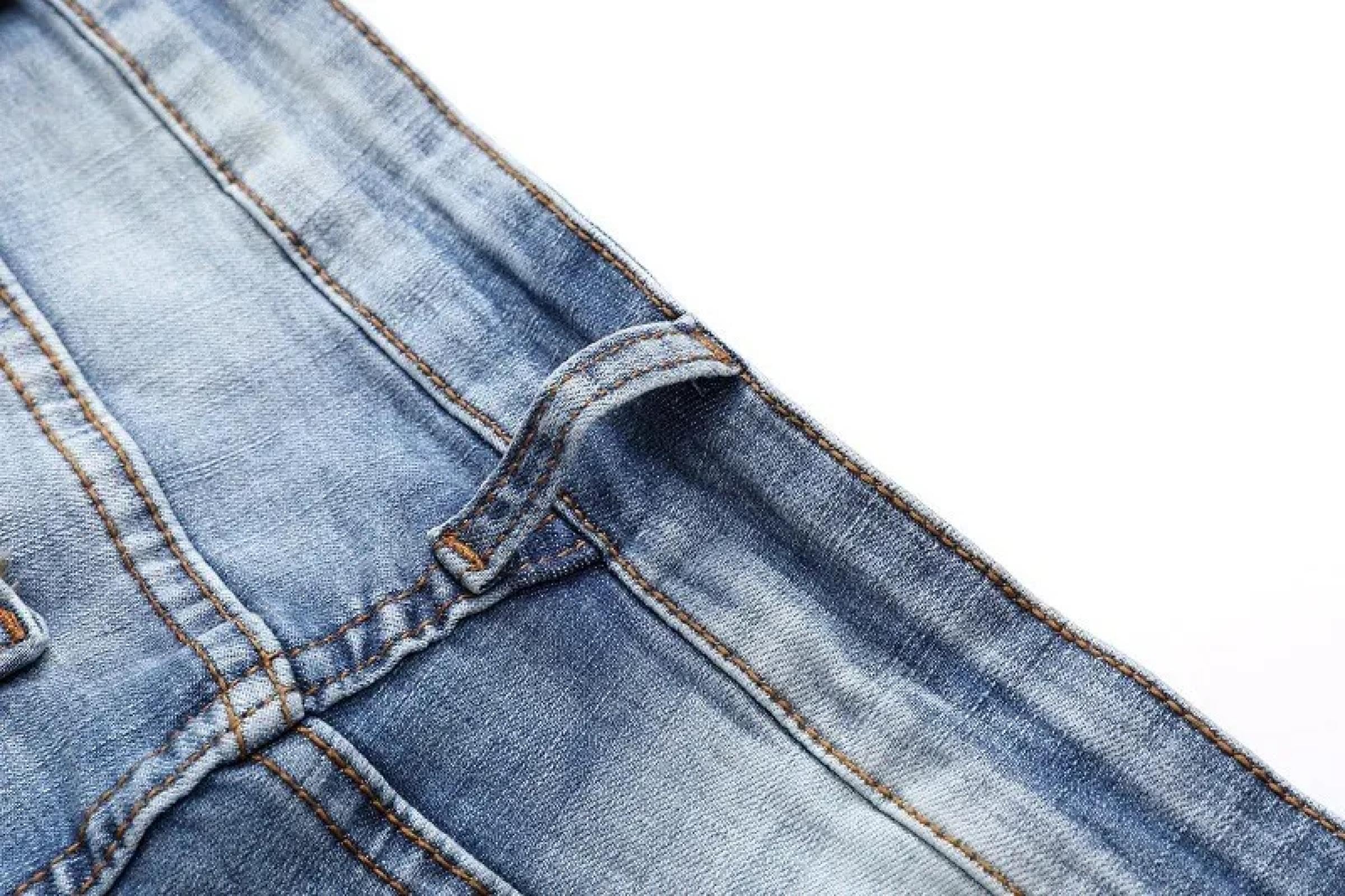 Jeans Pantalon Herren-Jeans Streetwear Stretch Straight Slim Fit Casual Motorrad-Denim-Hosen Männer