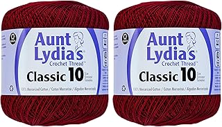 2-Pack - Aunt Lydia Cro Cottn Burgundy (154.0492)