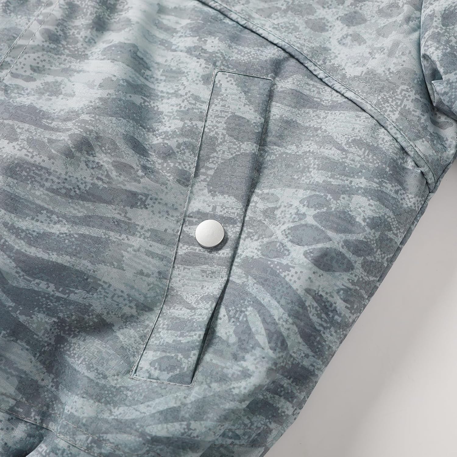 Men'S American-Style Lapel Jacket - Waterproof Printed Fabric, Windproof And Warm Casual Outerwear