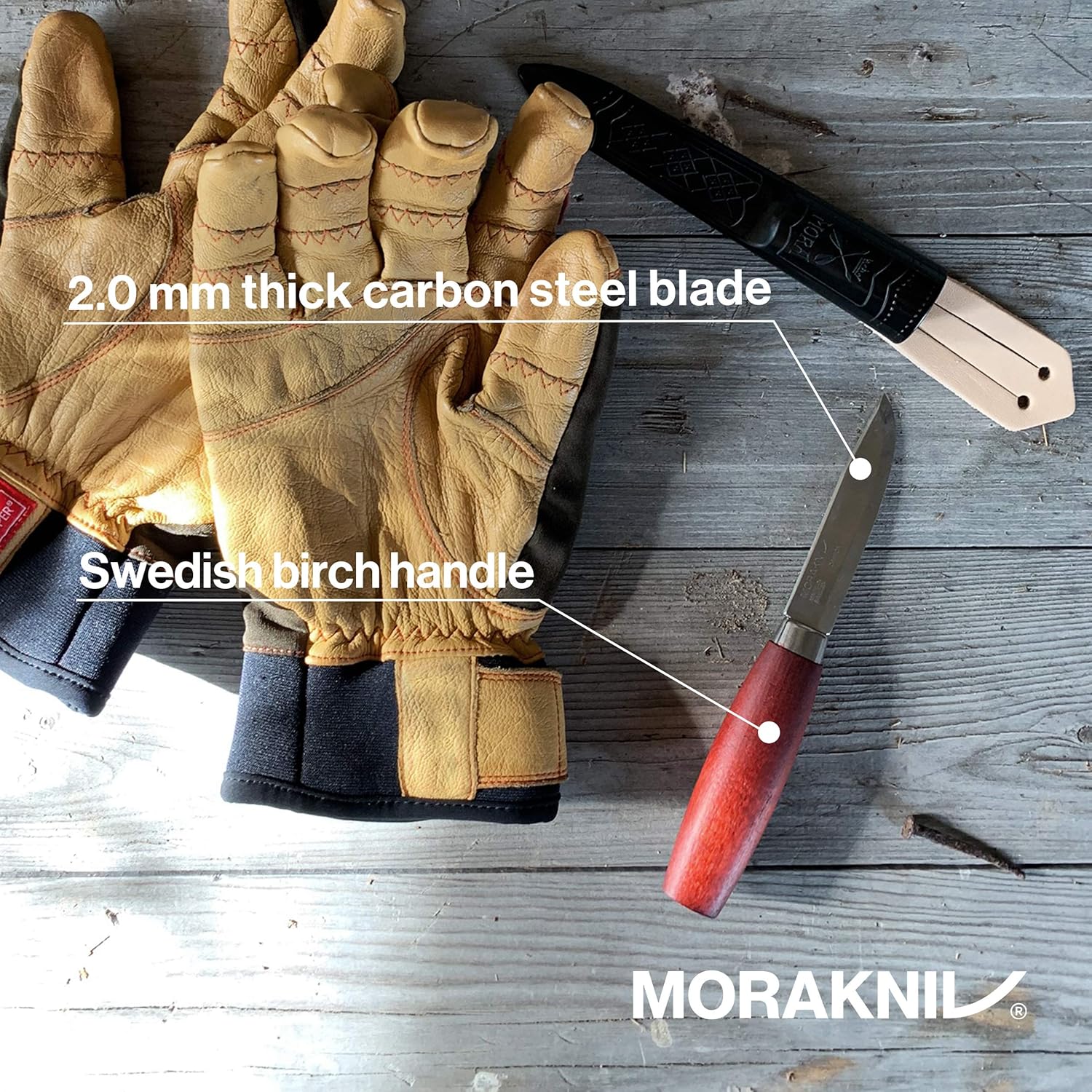 Morakniv Classic Fixed Blade, Carbon Steel Knife : Everything Else