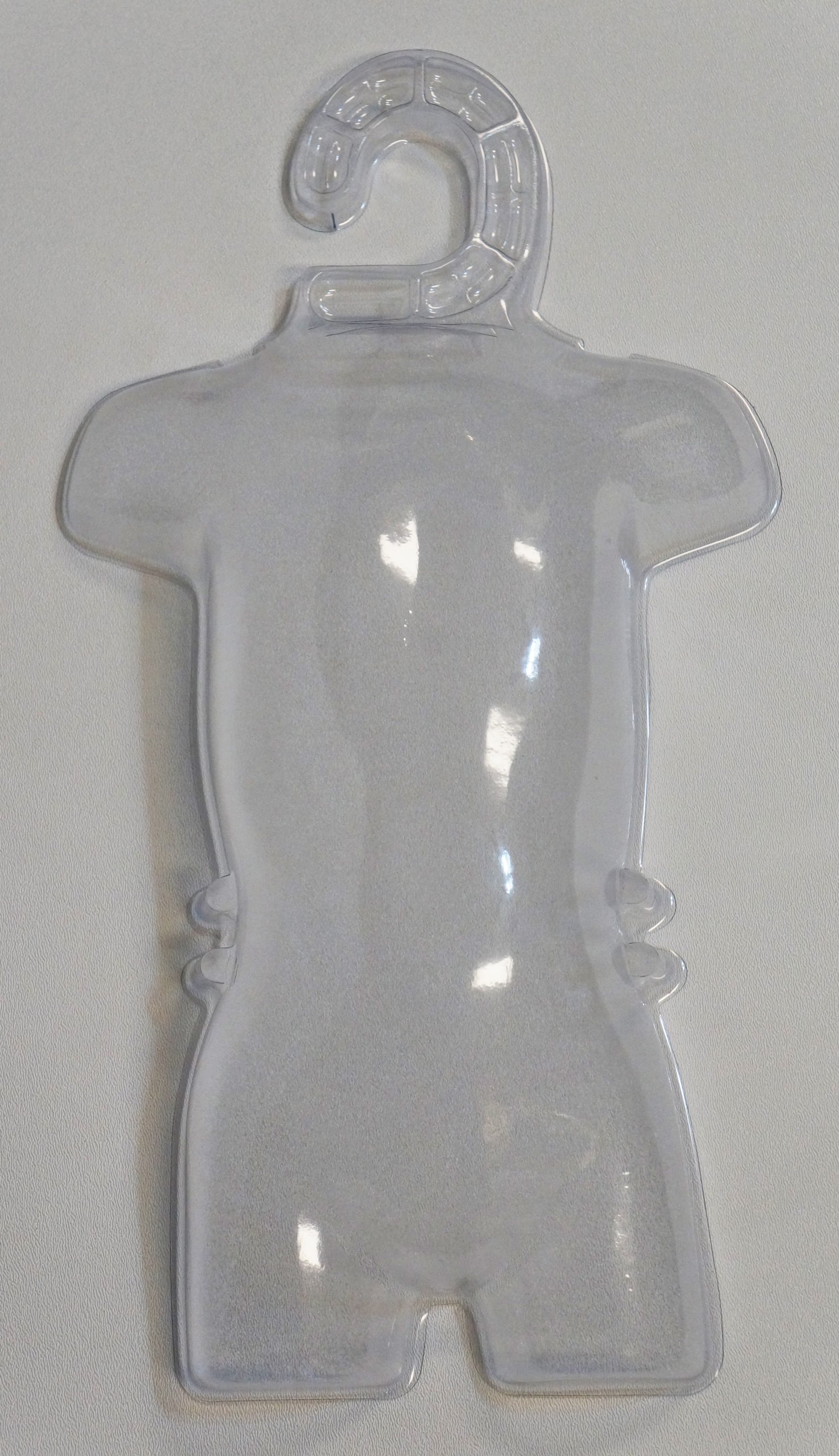Henta Plastic Body Forms | Clothing Retail Store Mannequin (Clear, Toddler, Set of 10)