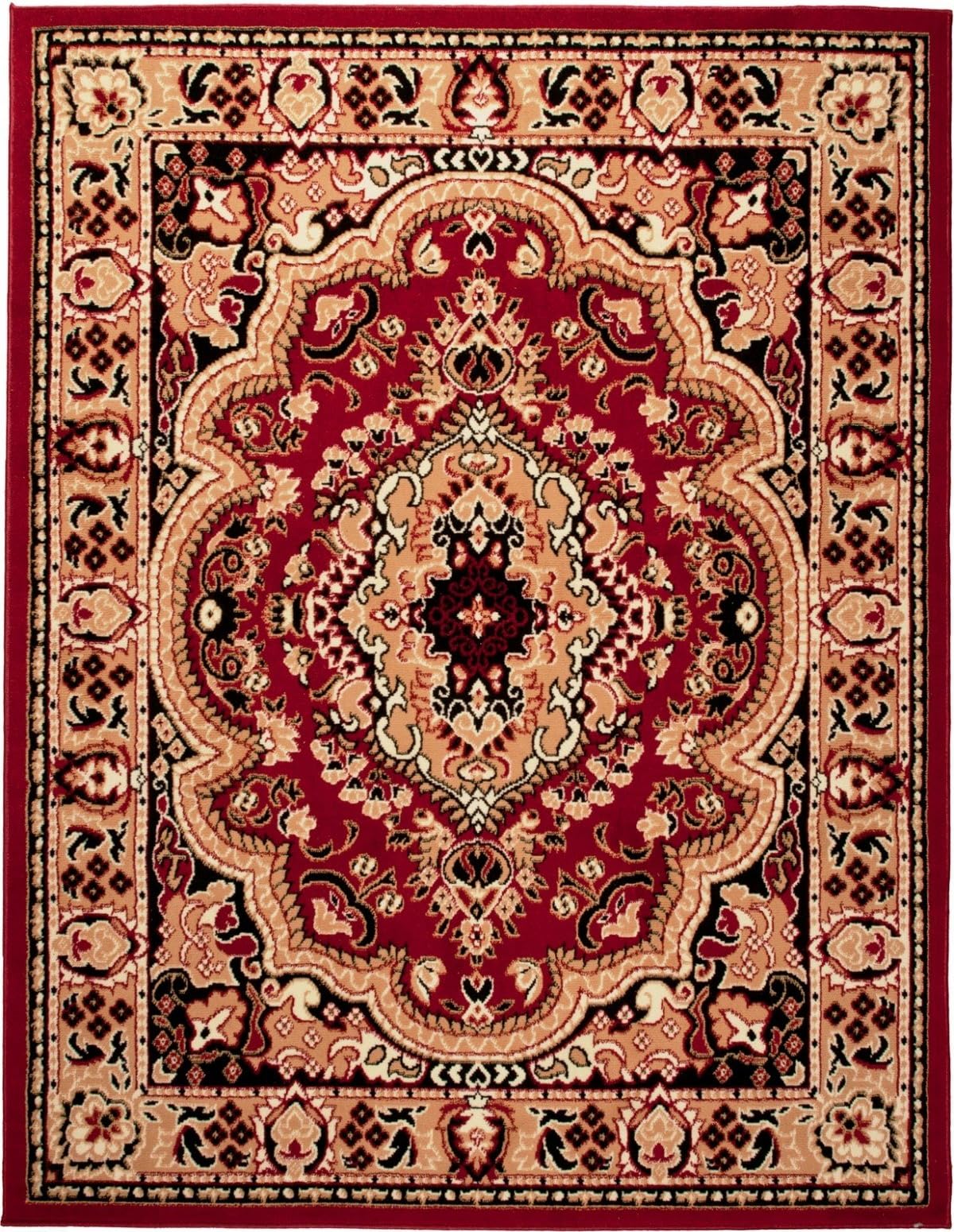 Carpeto Rugs Tapis Salon Rouge 200 x 300 cm Oriental/Verona Collection ...