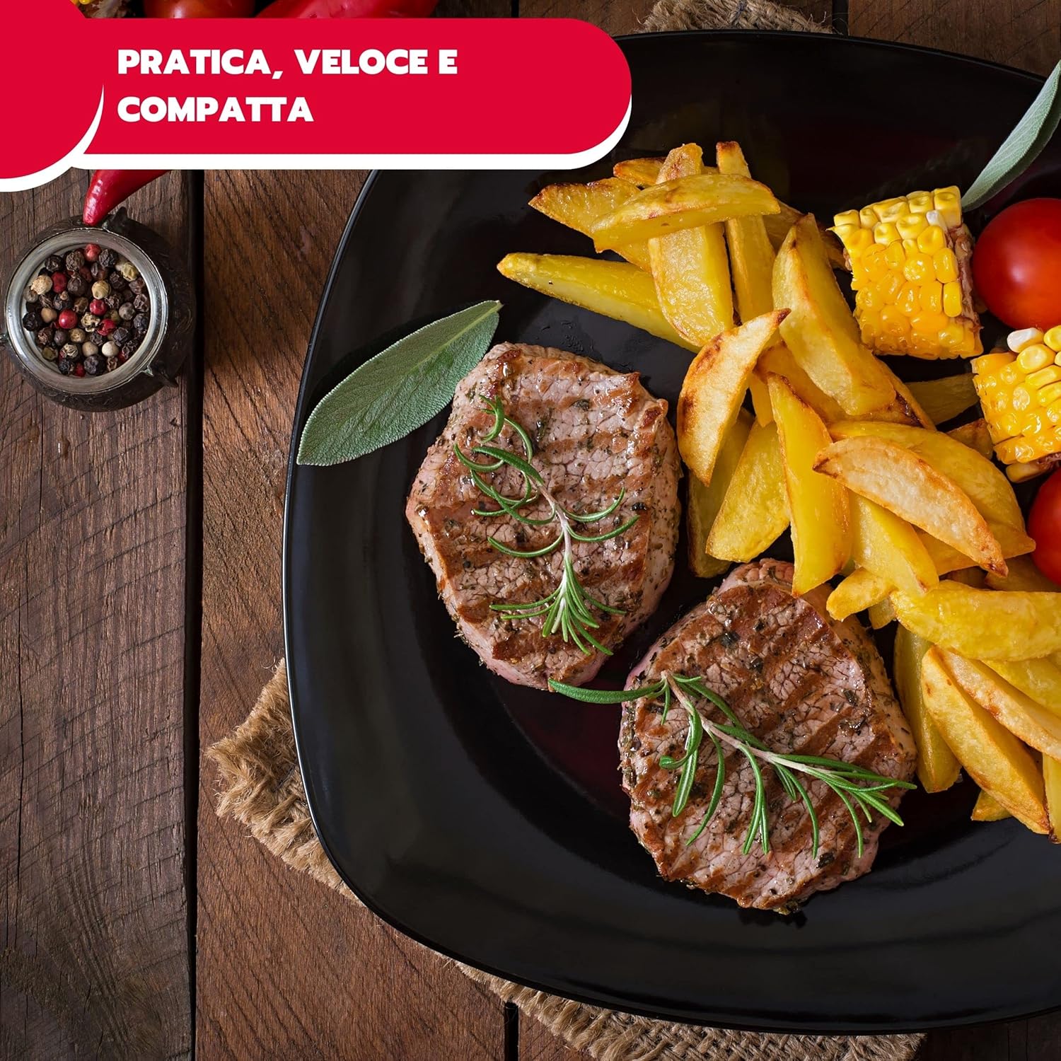 ARDES | Bistecchiera Elettrica Professionale 1500W Piastra Elettrica per Panini e Piadine Bistecchiera con Piastre Antiaderenti Grande Colore Nero e Acciaio Modello AR1S20 ARDES | Bistecchiera Elettrica Professionale 1500W Piastra Elettrica per Panini e Piadine Bistecchiera con Piastre Antiaderenti Grande Colore Nero e Acciaio Modello AR1S20