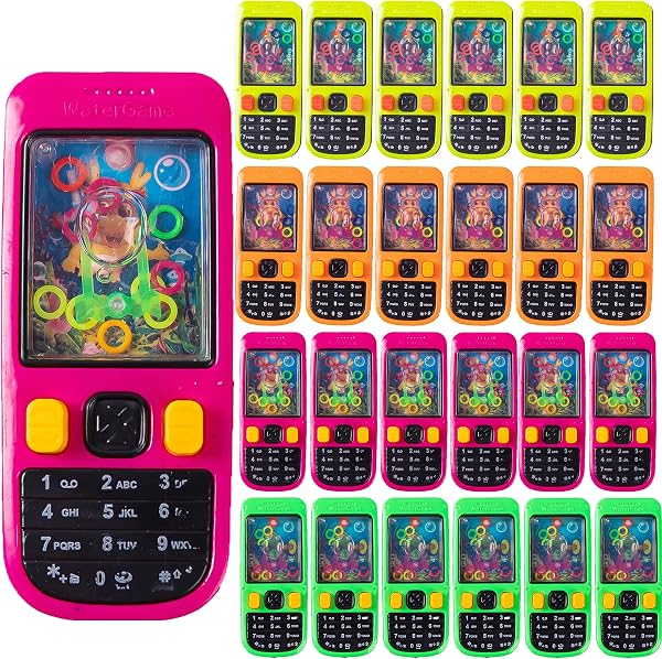 Desyeryamimi 24 Pack Handheld Water Ring Games for Kids Party Favors Goodie Bags Stuffers Return Gifts for Kids Birthday