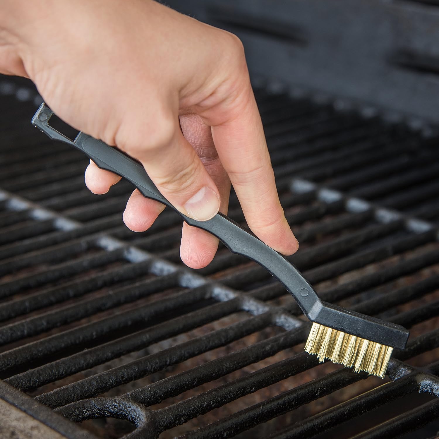 Carlisle FoodService Products 4127000 AP Single-Ended Gun Cleaning Brush, 7", Brass