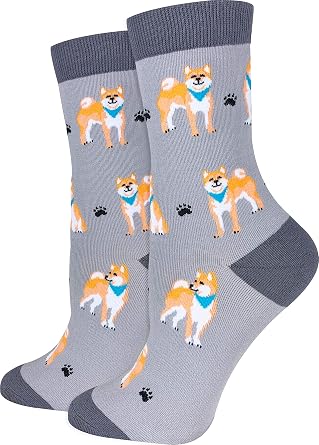 Womens Shiba Inu Premium Comfort Socks 4-10