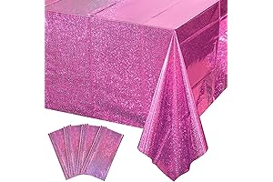 Iridescent Pink Party Tablecloth