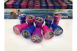 Disney Moana Self-Inking Stamps - Perfect for Kids' Creativity