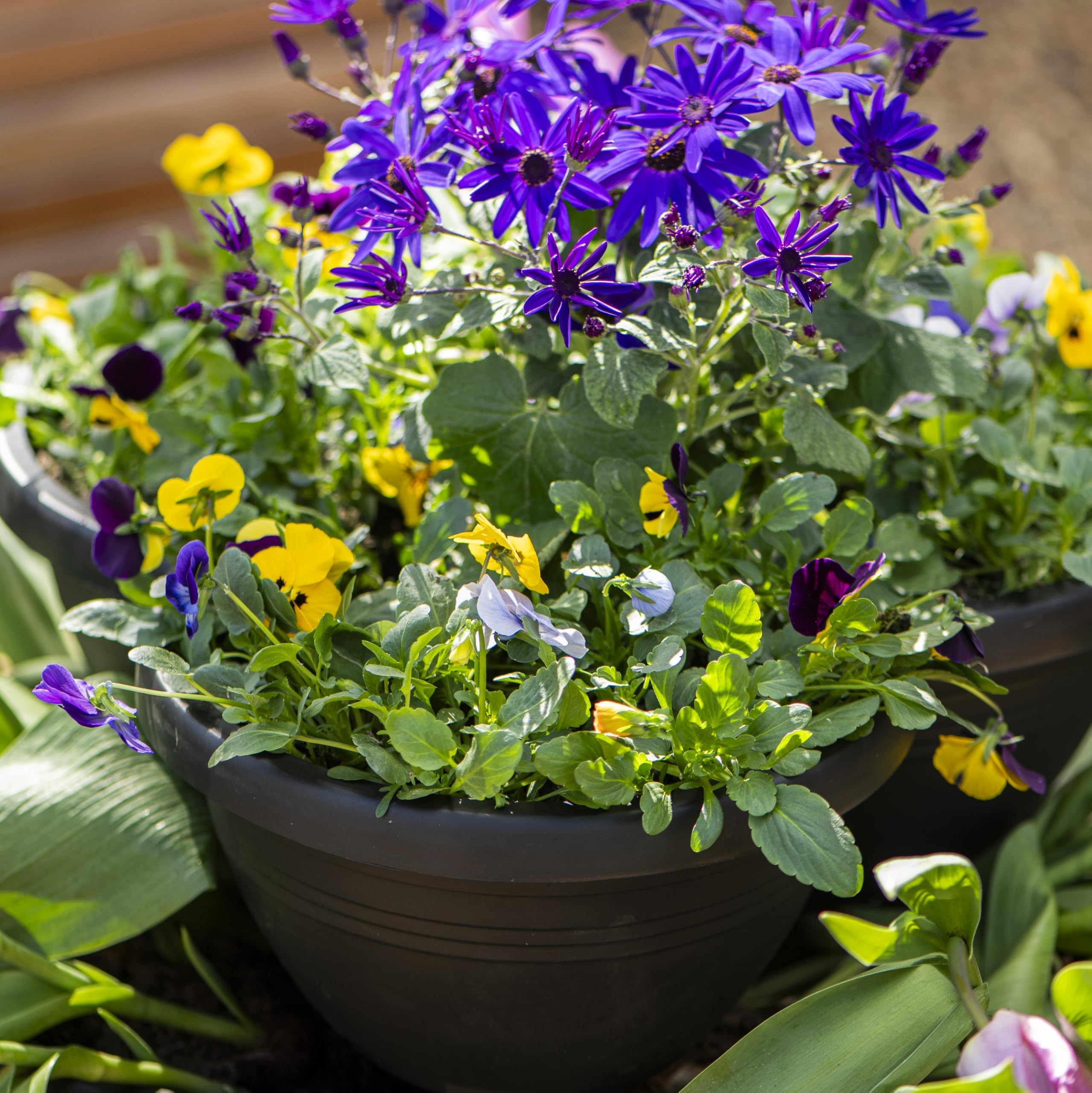 Garden Gear - Stacking Planter - 3 Tier - Black - Polypropylene