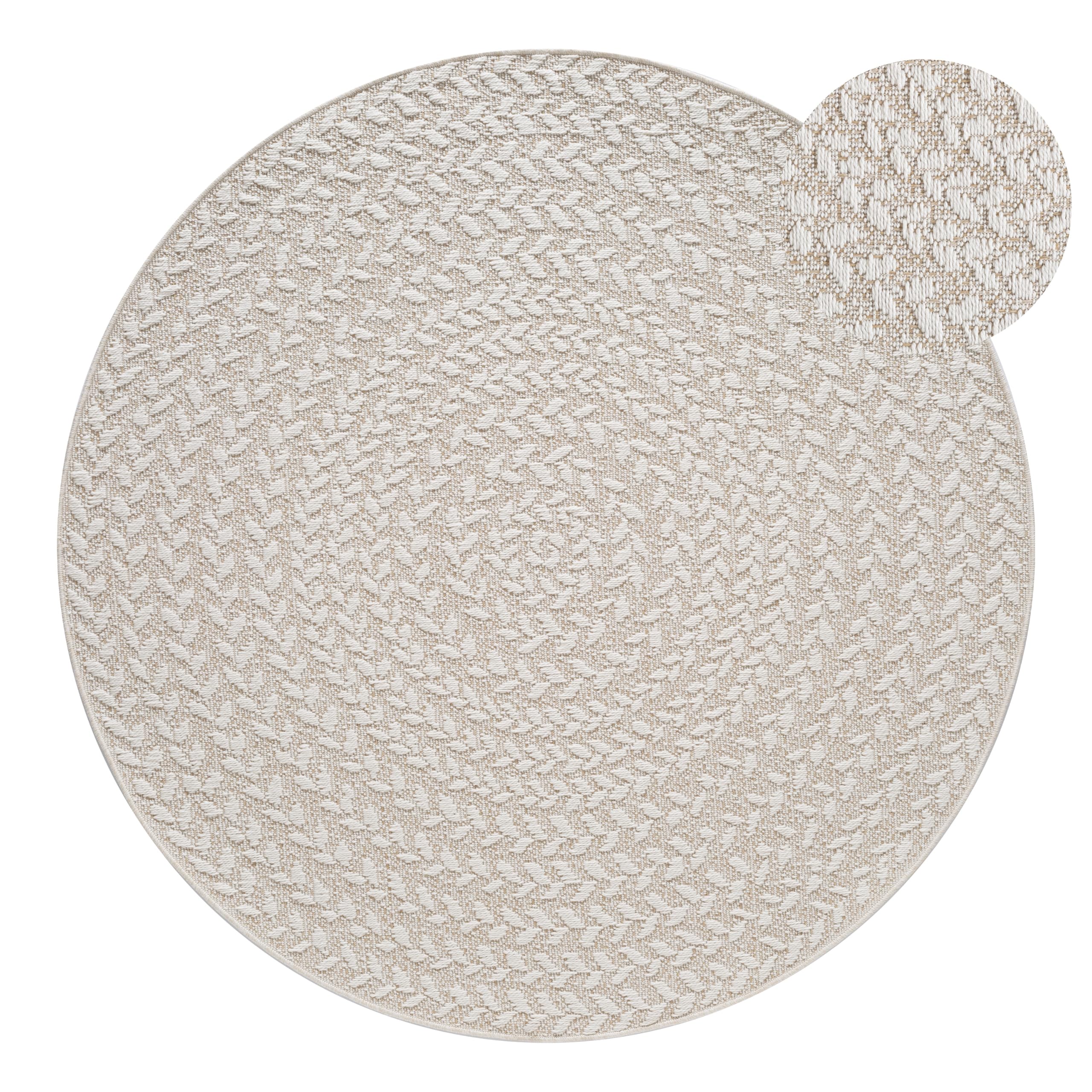 Paco Home Outdoor Teppich Wetterfest, moderner Jute-Look in natürlicher Sisal Optik, Robust, ideal für Terrasse Wohnzimmer & Küche… – Ansicht 5