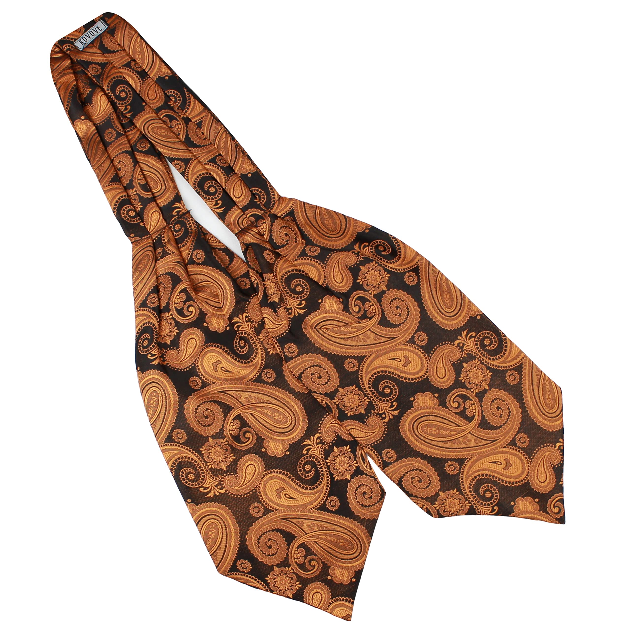 Kavove The Royal Paisley Black Cravat