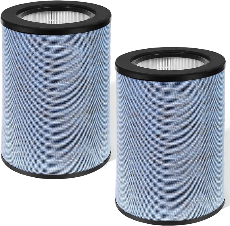 FLT9400 Filter K Compatible with GermGuardian AC9400W,AC9600W | K 360°True HEPA Replacement Filter 3-in-1 Ture H13 HEPA Filter and Activated Carbon Filter