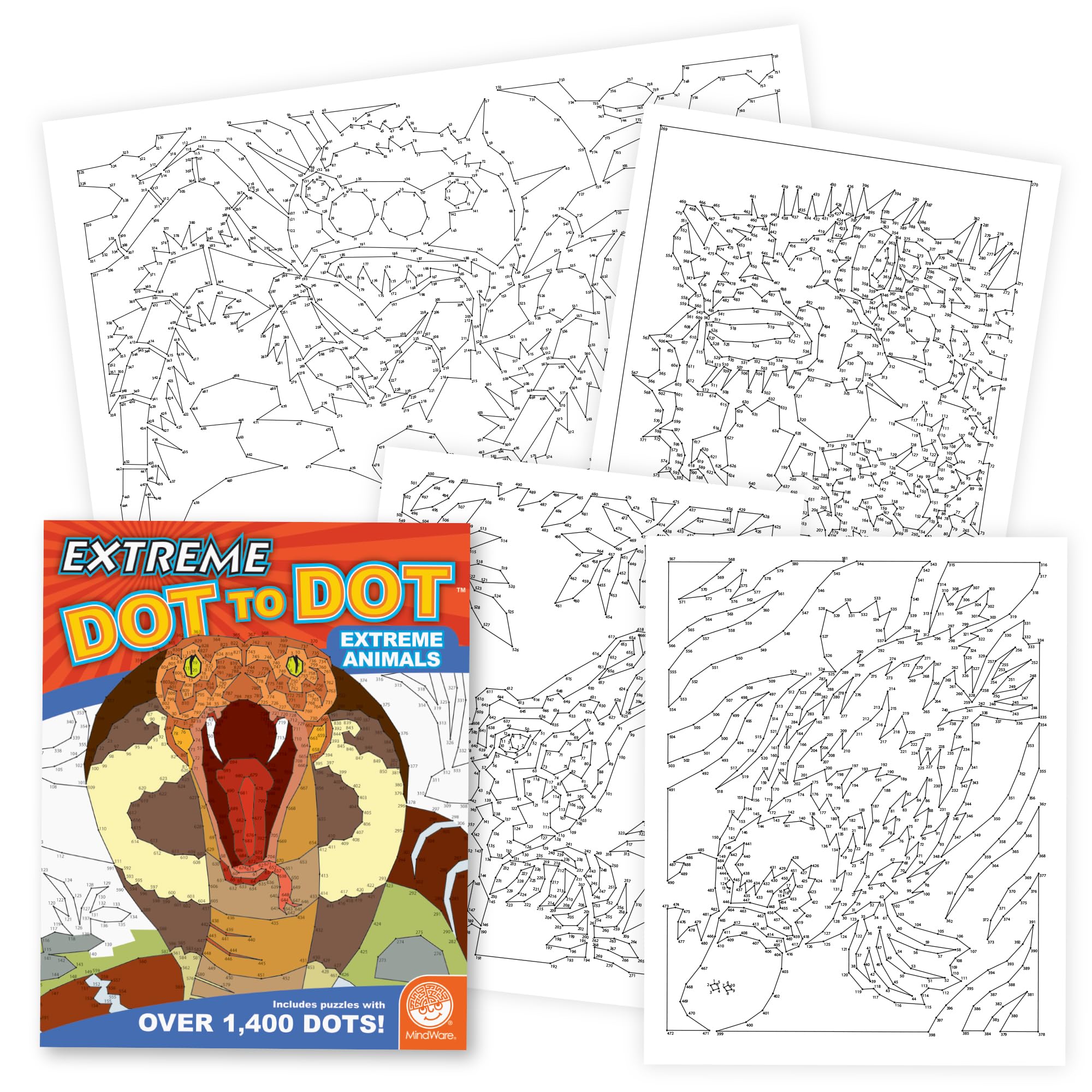 Mindware Extreme Dot to Dot: Extreme Animals
