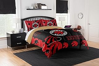 Northwest The Company NBA Toronto Raptors Comforter and Sham Set, Full/Queen, Hexagon