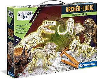 Comprar Clementoni 52266.8 Archeo Ludic Coffret 4 en 1 Phosphorescent