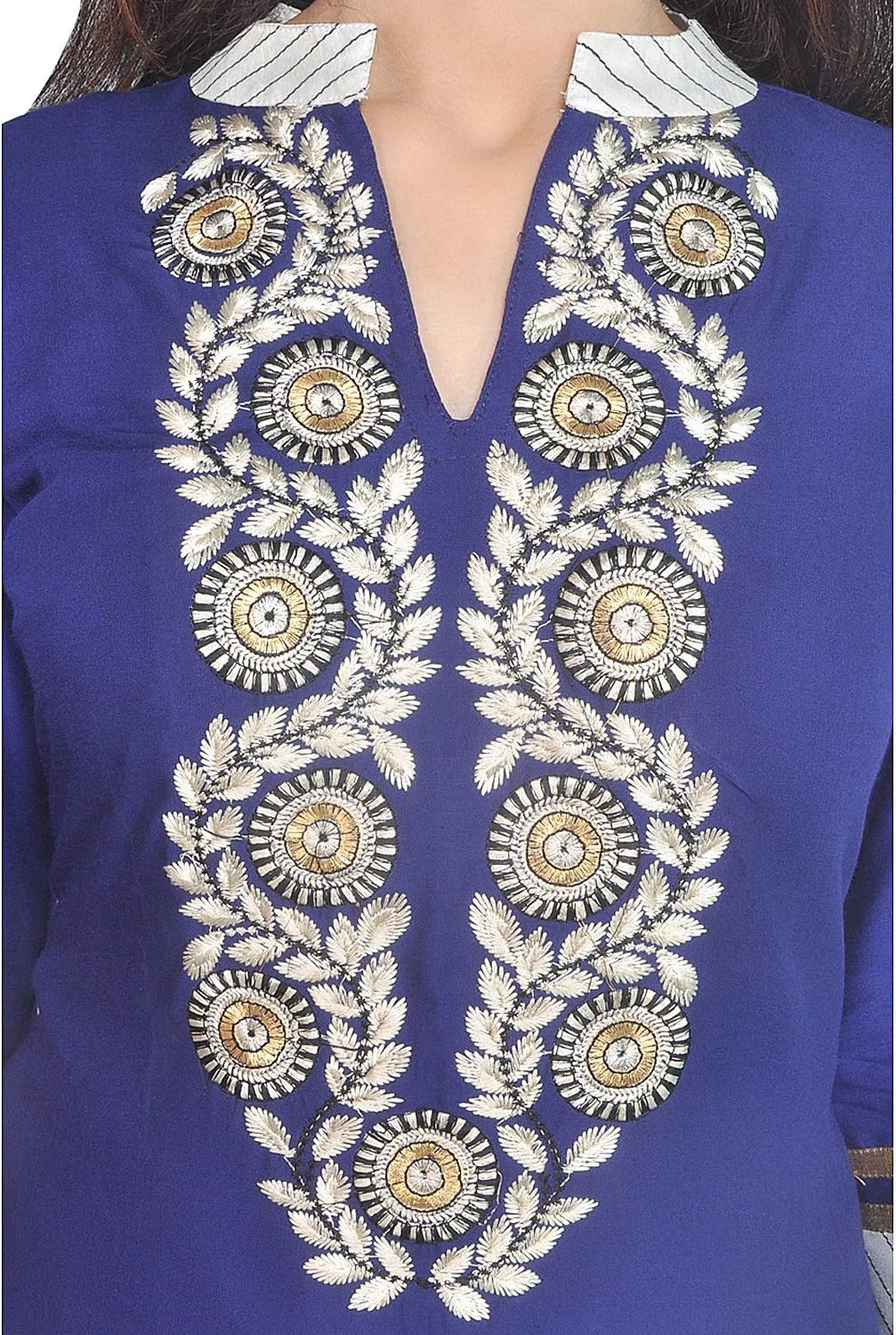 Chichi Indian Women's Embroidered Rayon Kurti Top