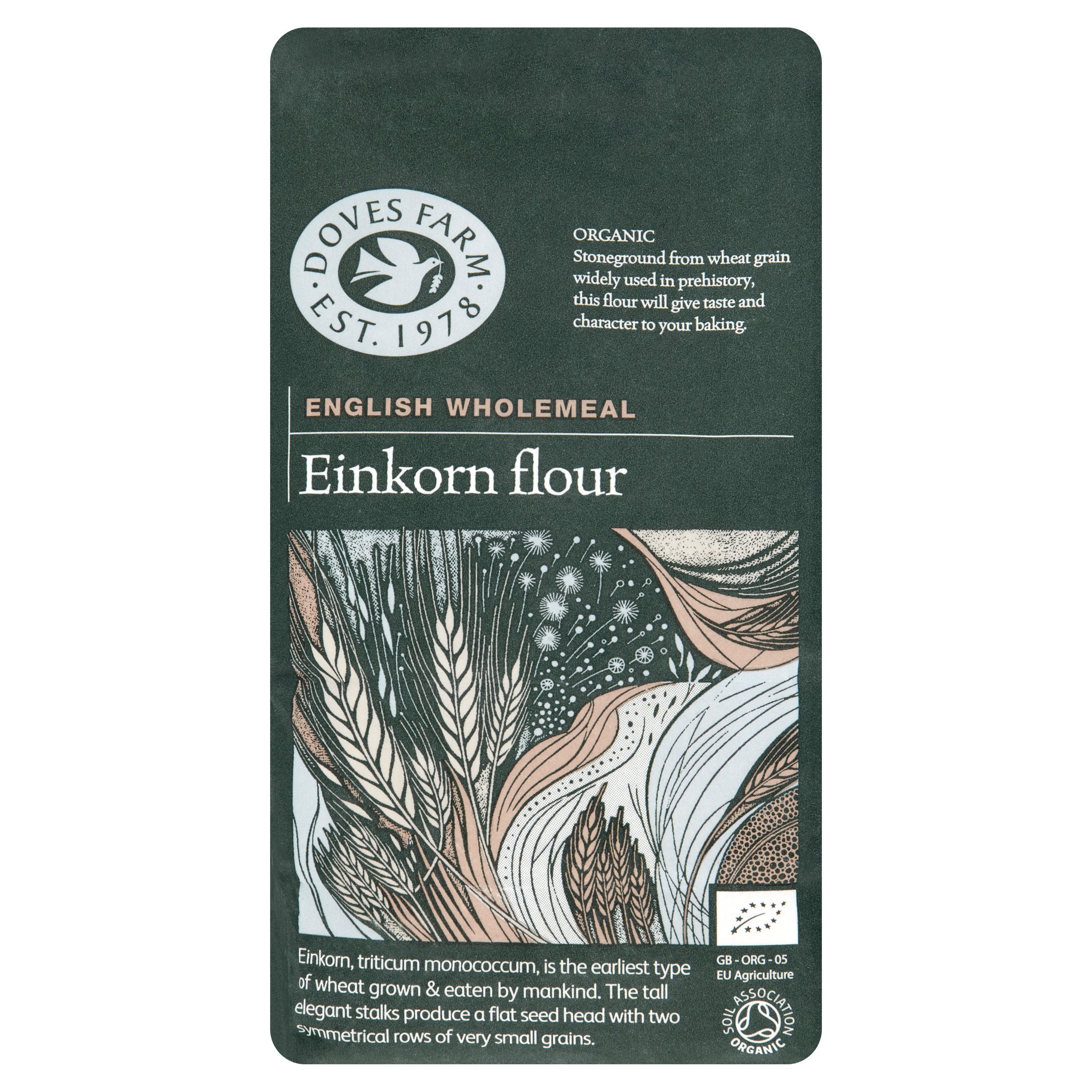 Doves Farm Einkorn mąka pełnoziarnista, 1000 g