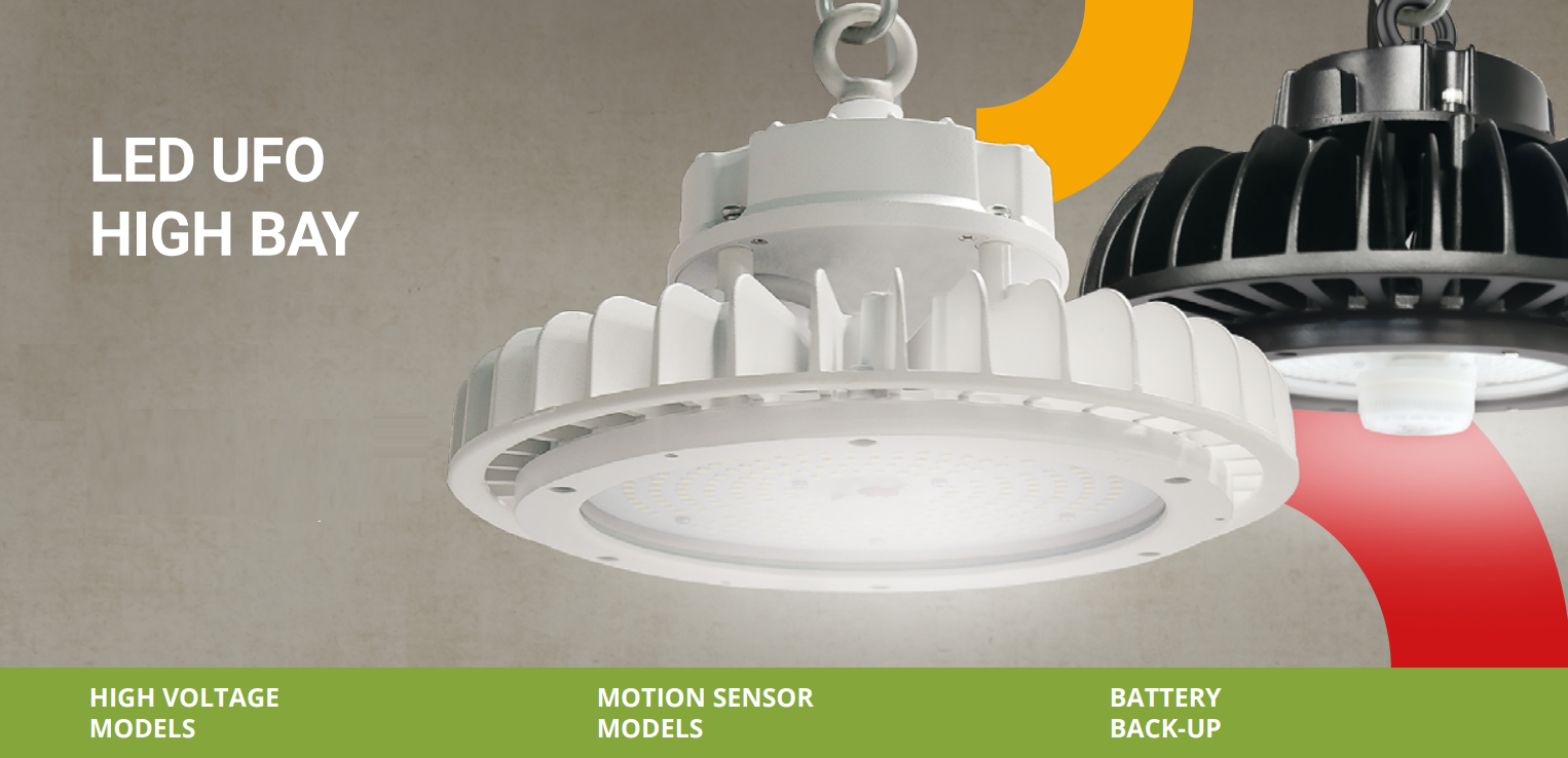 ASD LED High Bay UFO Light Fixture, Commercial Shop Lighting