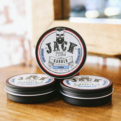 Miniatura 5 de JACK THE BARBER Fibra fijación fuerte, acabado mate natural, engrosador de cabello más grueso al instante y cobertura para cabello fino o fino para