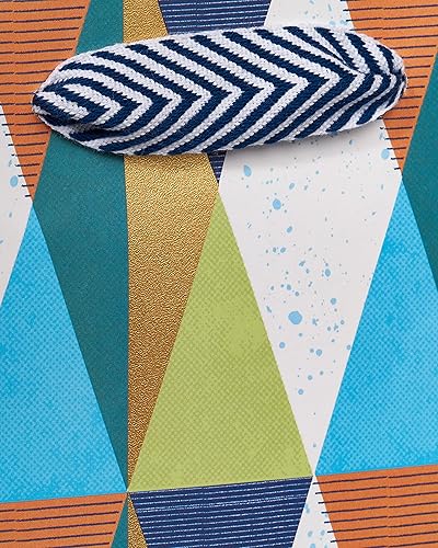 Miniatura 3 de Papyrus Bolsa de regalo grande de 13 pulgadas (patrón geométrico) para cumpleaños, bodas, despedidas de soltera, baby showers y todas las ocasiones