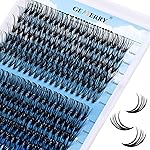 Individual Lashes 240pcs Large Tray 0.07mm 30P+40P D Curl Mix 15-20mm Lash Clusters Soft&Fluffy Cluster Lashes Mink Lash Extension Clusters Mixed Tray False Eyelashes By GEMERRY