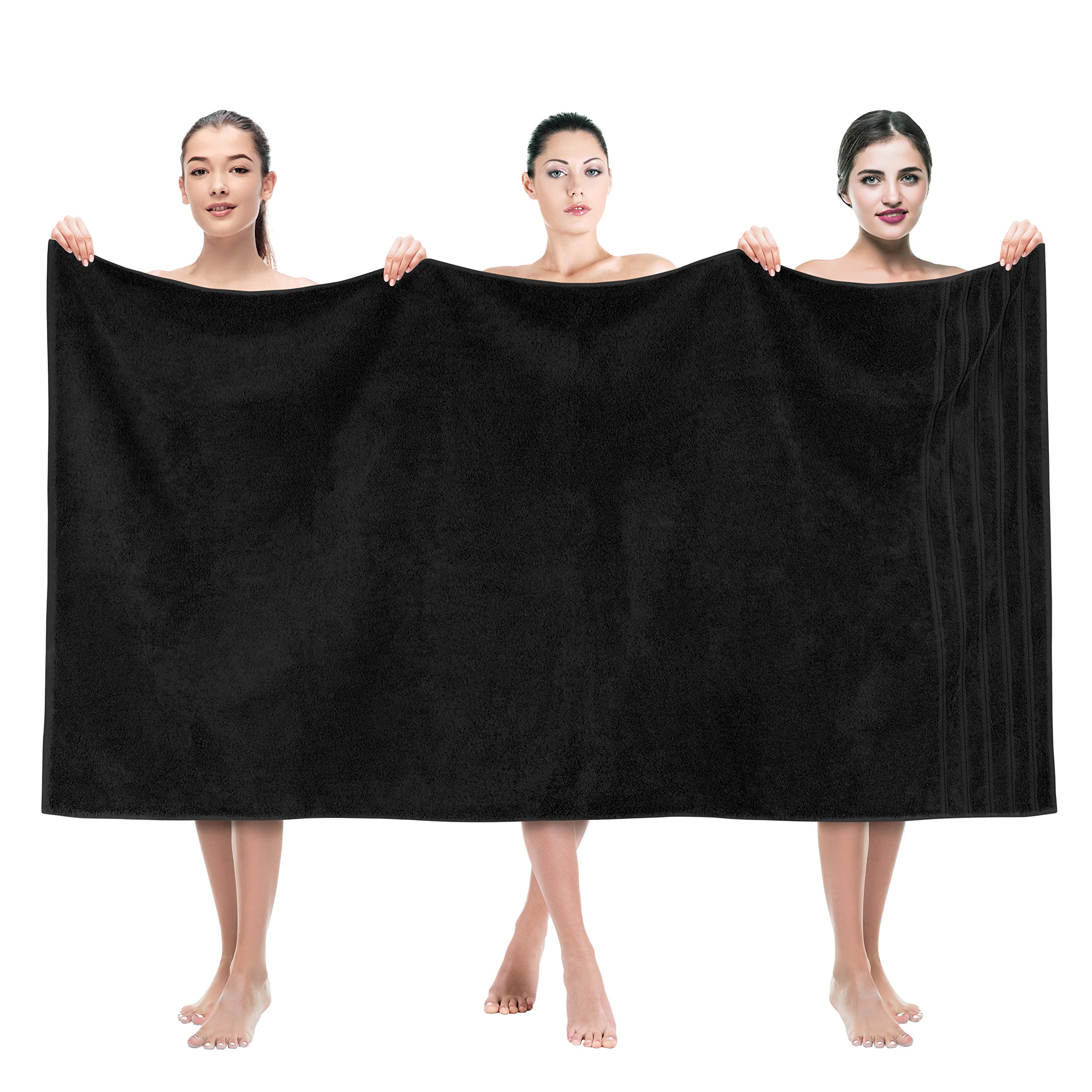 American Soft Linen 35x70 Jumbo Large Bath Towel, 600 GSM 100% Cotton Turkish Bath Sheet, Oversized Luxury Bath Towel for Bathroom Beach and Pool,