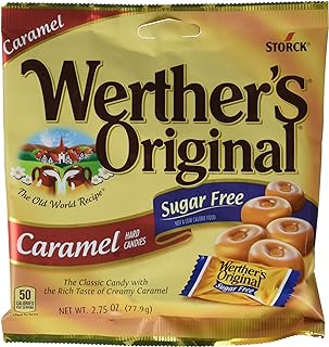 Werthers Original Sugar Free Caramel Hard Candies 12 Pack