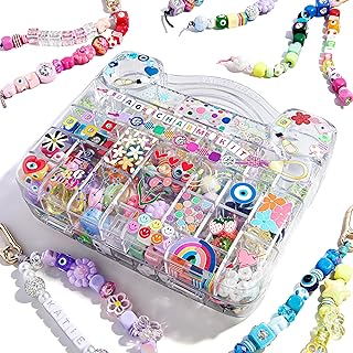 BaubleBar Ultimate DIY Bag Charm Kit | Oprah’s Favorite Things | Great for a Gift, Party, or Family Activity | Keychain Jewelry Making Kit with Beads | DIY Customizable Crafts for All Ages