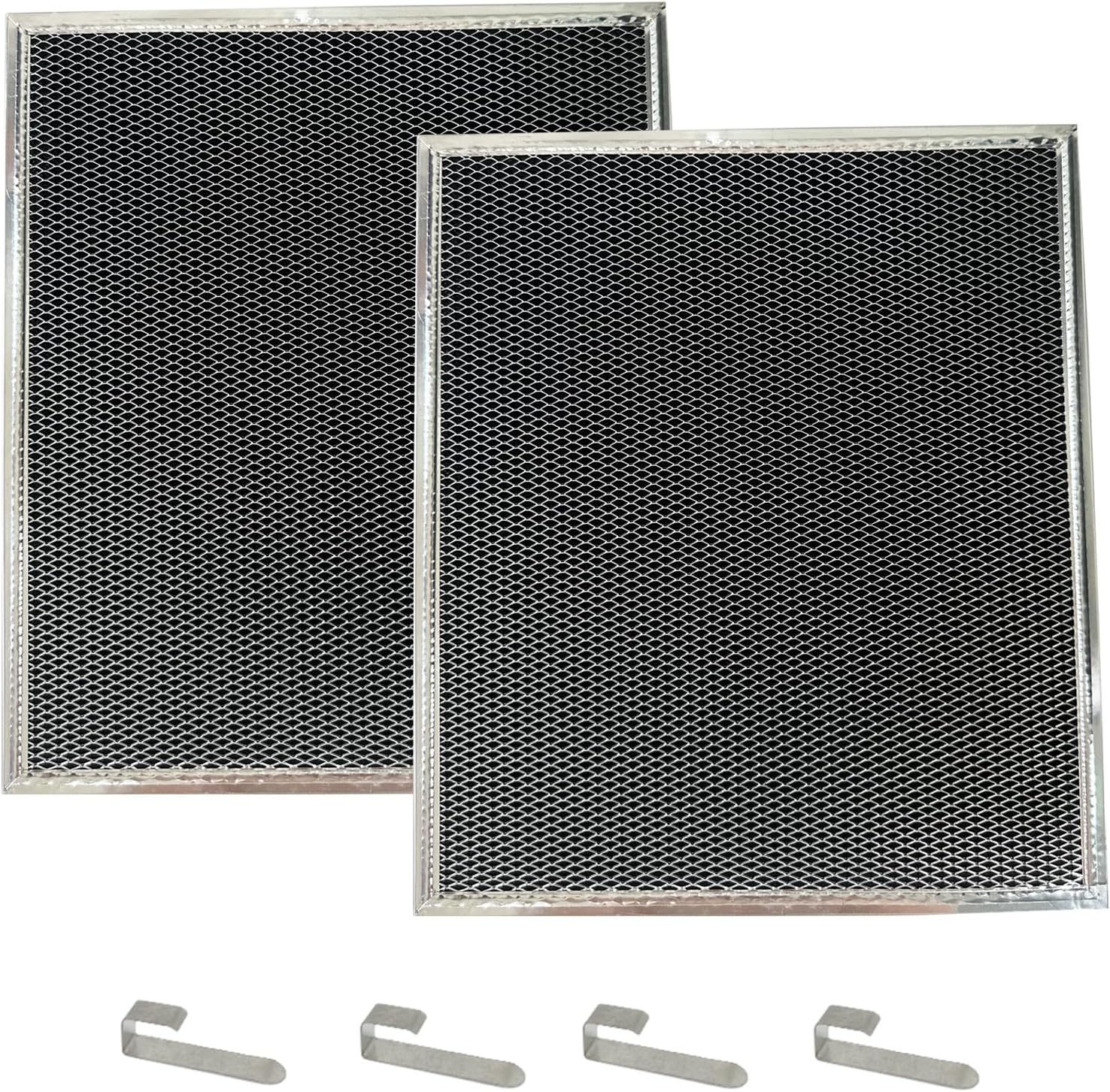 2 Pcs W10905734 Range Hood Charcoal Filter Replacement Fit for Whirlpool, Replace AP6050126 4533728 PS12070219