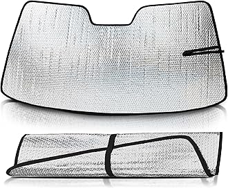 Autotech Park Sunshade Compatible with 2014-2025 Porsche Macan SUV Front Windshield, Custom-fit Sunshade