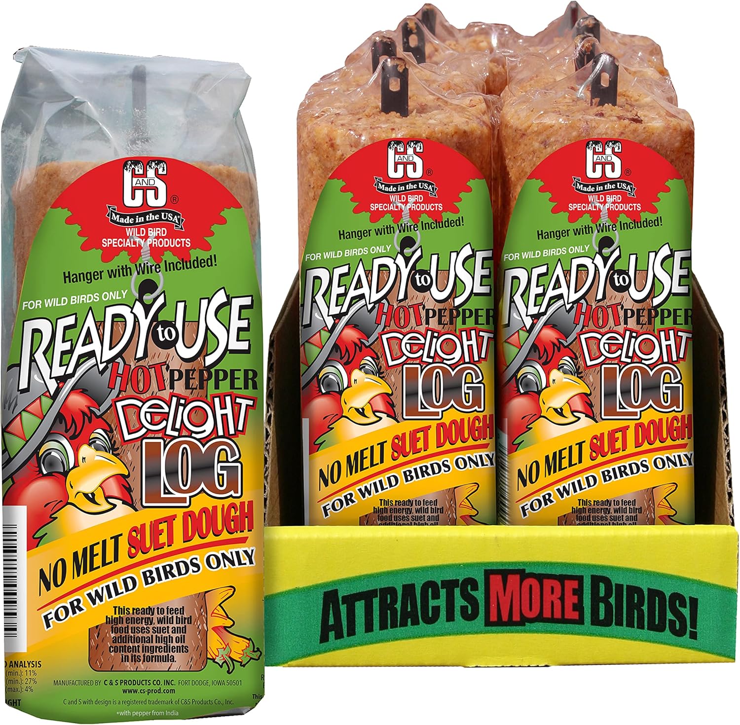 70% оƒƒ Dіѕсоunt C&S Ready To Use Peanut Delight Log 1 Pound, 8 Pack