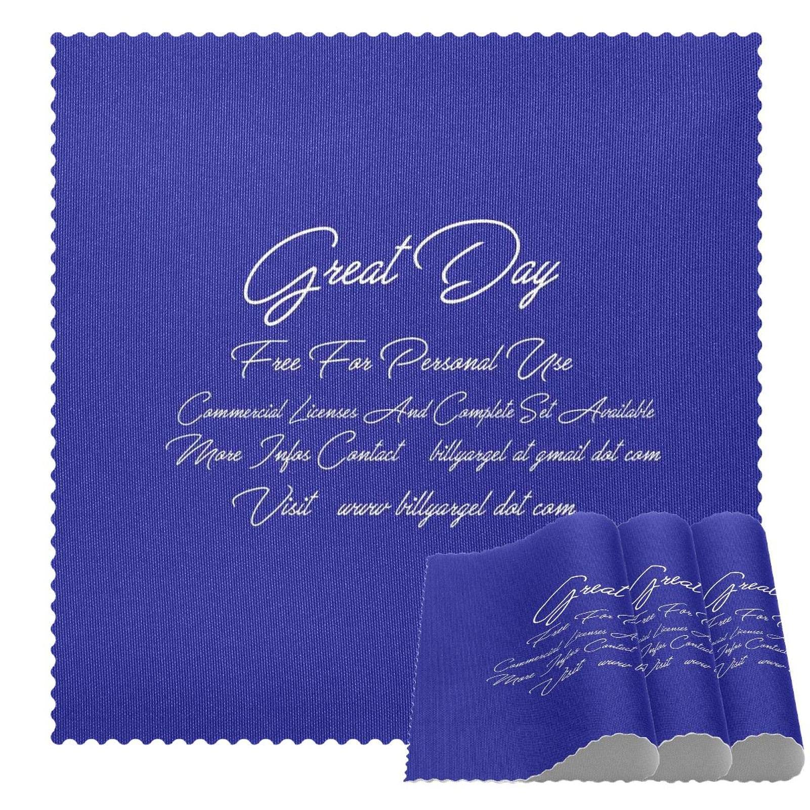Sets de table 30,5 x 30,5 cm carrés avec message inspirant pour repas modernes