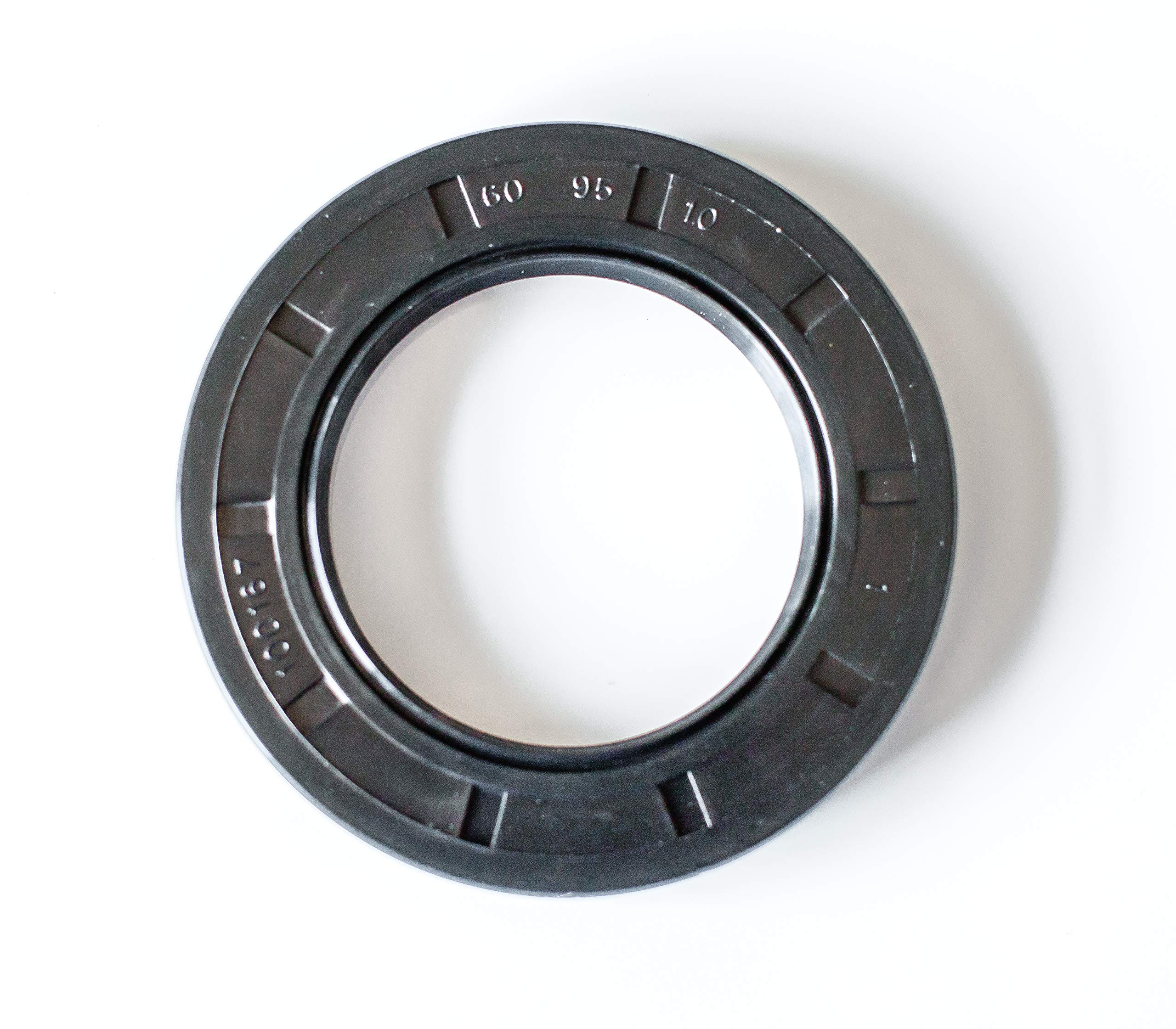 EAI Oil Seal 60mm X 95mm X 10mm TC Double Lip w/Spring. Metal Case w/Nitrile Rubber Coating