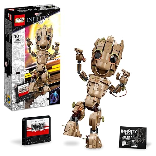 Immagine del prodotto LEGO 76217 Marvel Io Sono Groot, Set Costruzioni con Modellino Marvel dei Guardiani della Galassia, Supereroe Giocattolo, Idee Regalo di Compleanno per Bambine e Bambini