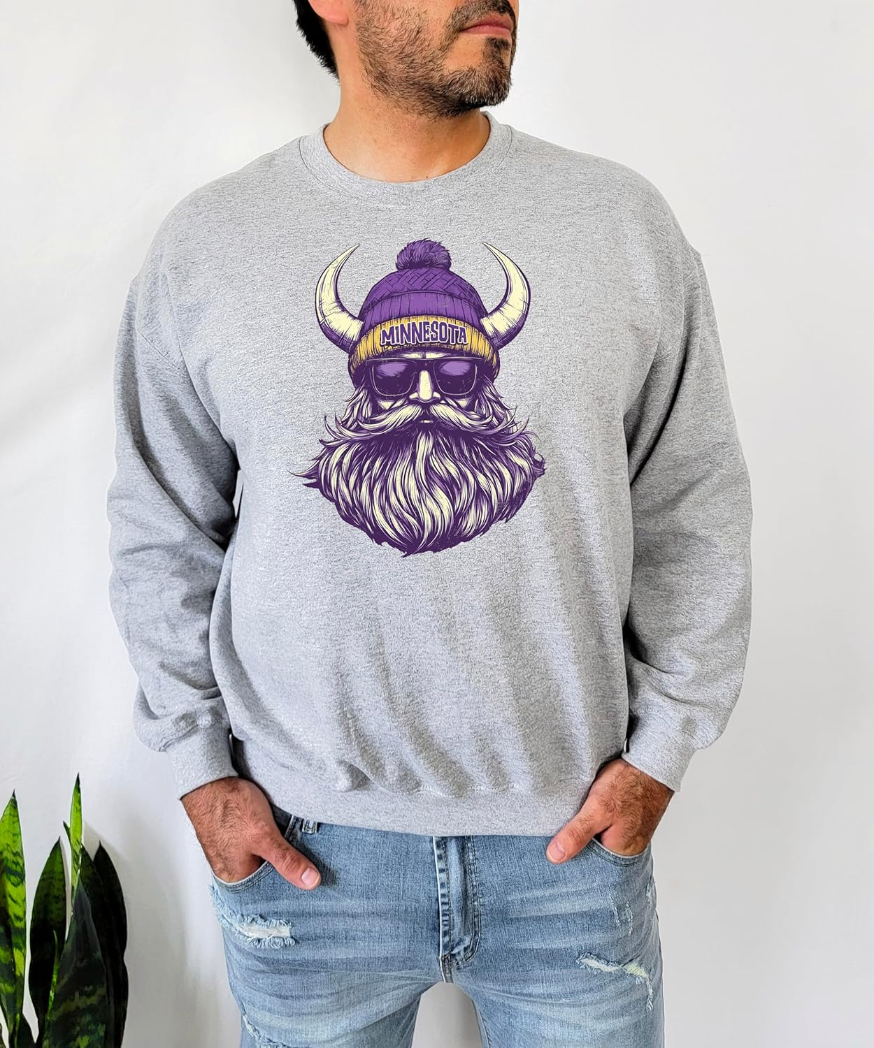 Olive Loves Apple Minnesota Football Sports Sweatshirt for Men Women Youth and Toddler Boys and Girls