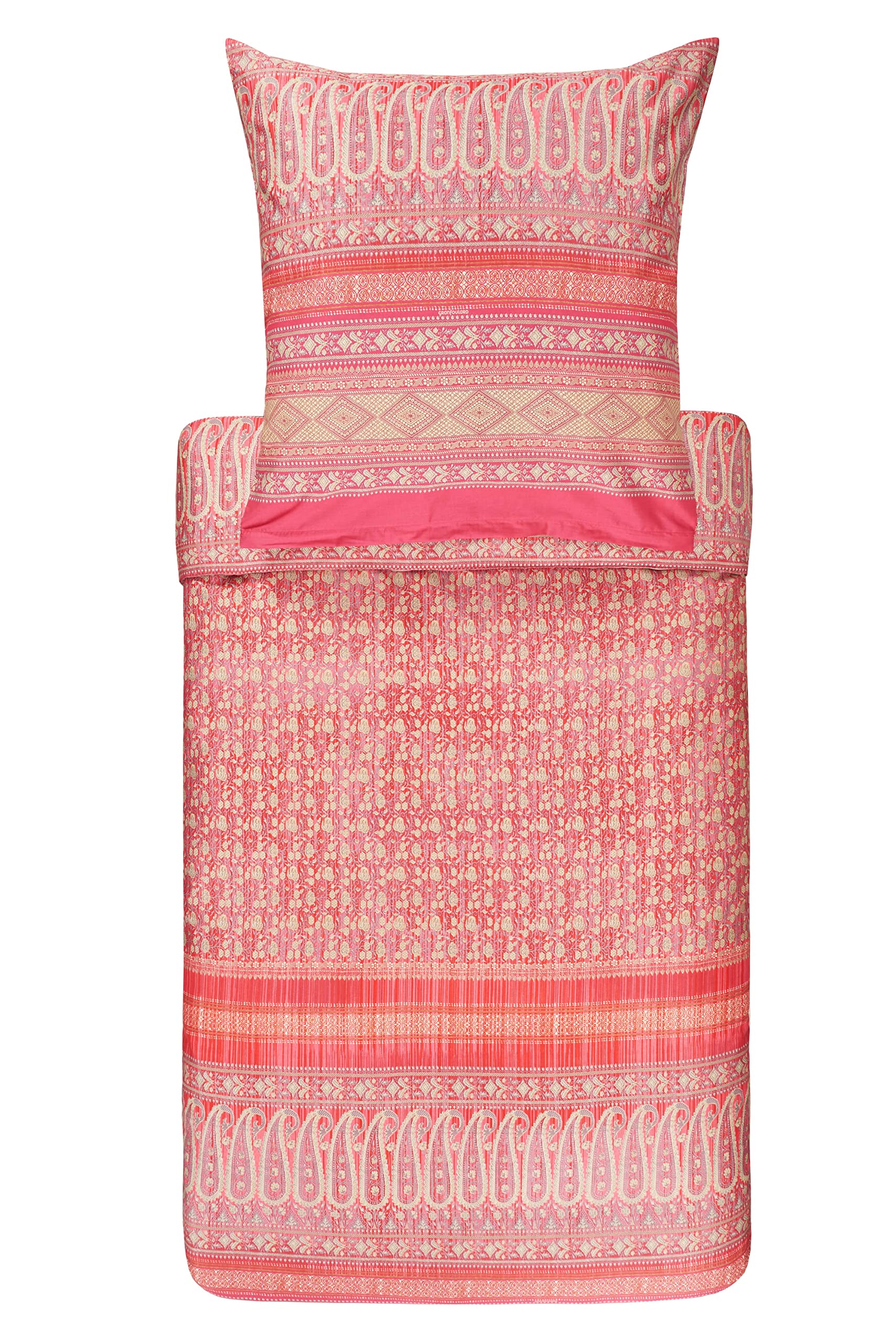 Parure de lit coton rose Bassetti 135x200 cm anti-transpiration nocturne