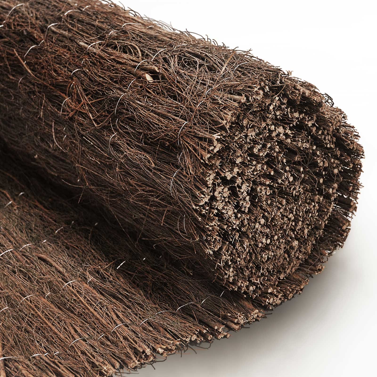 casa pura canisse de bruyère pour Balcon Jardin Terrasse - Brins de bruyère pour Usage extérieur - Brande de bruyère Naturelle sans teinté, Pare-Vue Résistant aux intempéries 2m (H) x 3m (L)