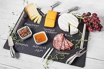 Godinger cheese bord チーズプラトーセット Amazon.com | Godinger Cheese Board and Knife Set, Acrylic