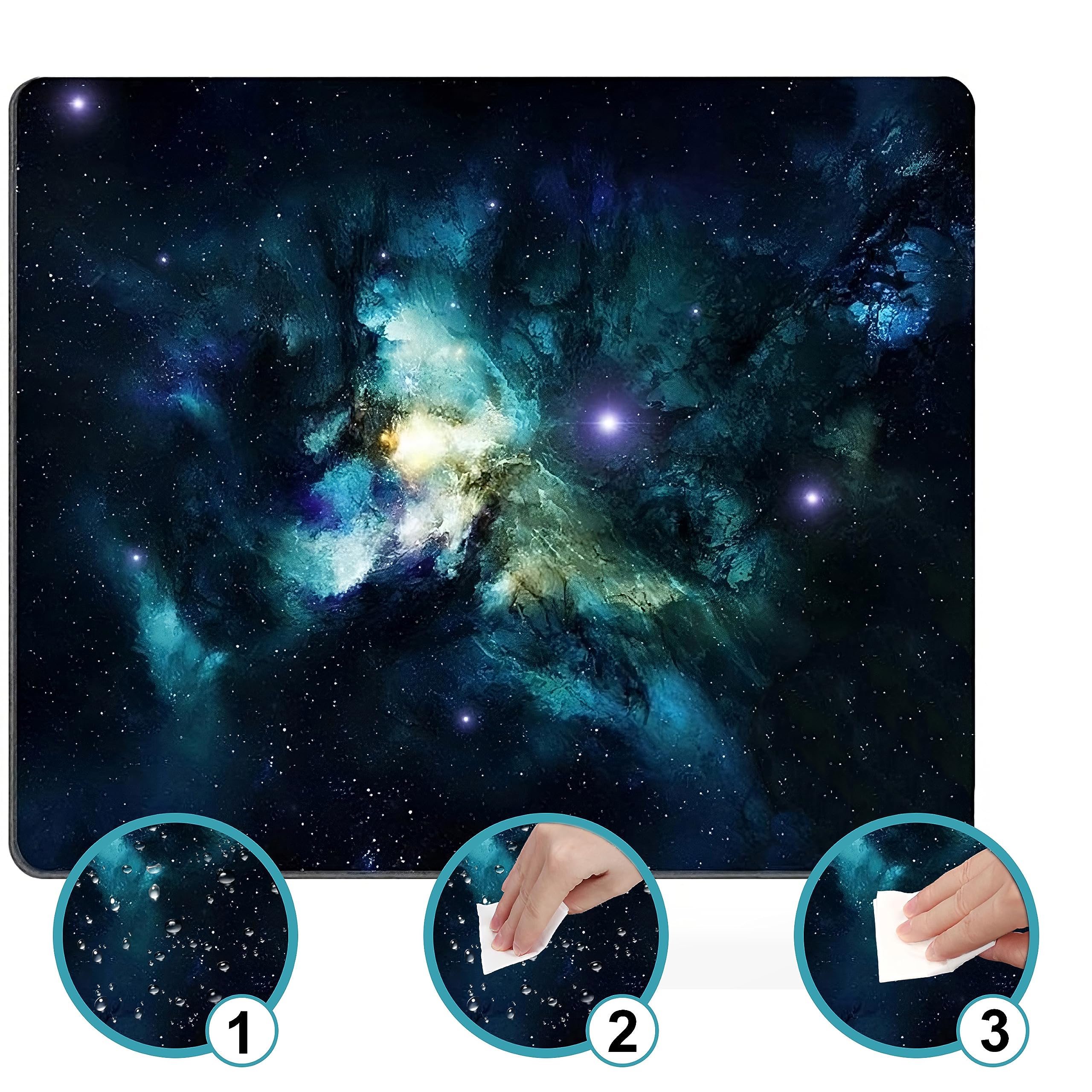 Retoo Gaming Mauspad XXL 100 X 50 Cm – Rutschfeste Unterseite, Spezielle Oberfläche, Schwarz
